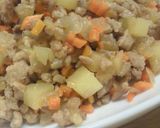 野菜たっぷり☆ひき肉そぼろのホットサンド作り方1写真