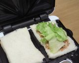 野菜たっぷり☆ひき肉そぼろのホットサンド作り方3写真