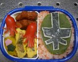 キャラ弁　シンケンジャー　（グリーン）作り方6写真