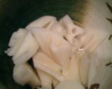 れんこんの煮物。麺つゆで簡単調理！作り方1写真