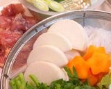 ✿鶏もも肉と野菜の味噌煮込み鍋✿作り方1写真