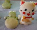 抹茶ドラえもんあんパン作り方12写真
