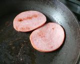 ハムステーキでおにぎり作り方4写真