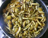 チャレンジ、なめたけの炊き込みご飯作り方1写真