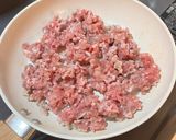 ひき肉と小松菜のあんかけ厚揚げ作り方3写真