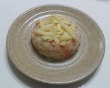 鮭マヨ＆チーズのケーキご飯作り方3写真