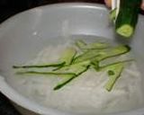 大根とキュウリの胡麻酢あえ作り方1写真