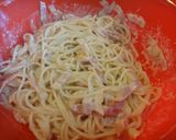 失敗しない！ボールで仕上げるカルボナーラ作り方3写真