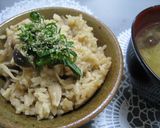 炊飯器ひとつ 簡単きのこじゃがご飯作り方6写真
