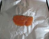 鮭ときのこのホイル焼き◇かぼすバター作り方1写真