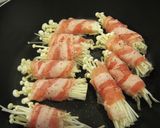 豚薄切りエノキのコチュジャン焼き作り方1写真