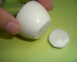 マヨカレー味★こんもり卵作り方3写真