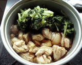大根の葉と鶏肉の煮物作り方2写真