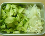 ECO★ブロッコリーの茎のポタージュ作り方1写真