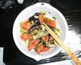 トマトとなすのさっぱりあえ作り方4写真