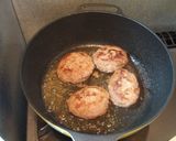 デミ不要！煮込みハンバーグでロコモコ風作り方3写真