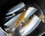 サンマのニンニク味噌煮作り方3写真