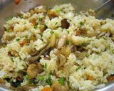 【健康】まいたけと鶏肉の混ぜご飯作り方4写真