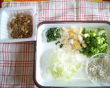 じゃこ納豆チャーハン作り方1写真