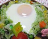 あまった千切りキャベツde目玉焼き作り方12写真