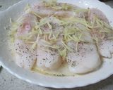超手抜き！白身魚のねぎ蒸し作り方2写真