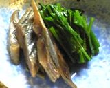◇◇ 身欠きニシンとセロリのお浸し ◇◇作り方5写真