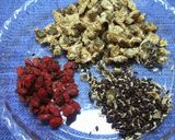 台湾家庭の飲み物☆菊花＆決明子のハ-ブ茶作り方1写真