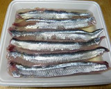 一口でサイズ秋刀魚のあぶり棒寿司作り方3写真