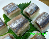 一口でサイズ秋刀魚のあぶり棒寿司作り方9写真