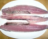 一口でサイズ秋刀魚のあぶり棒寿司作り方1写真