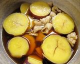 あと一品･･･さつま芋と鶏皮の煮物作り方4写真