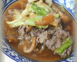 牛肉とキャベツのとろりんおろし煮作り方4写真