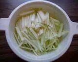 ［四川家庭料理］コールラビの和え物作り方1写真