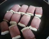 豆腐のベーコン海苔巻き作り方3写真