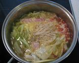 白菜と葱の和風酸辣湯作り方3写真