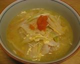 白菜と葱の和風酸辣湯作り方4写真