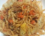 🇺🇸世界麺🧡アメリカン焦げ中華麺チャーメン作り方6写真