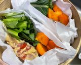 鮭の味噌粕蒸し定食作り方3写真