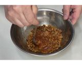 豚にら納豆炒め★動画あり★作り方3写真