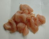 鶏むね肉のニラ玉作り方1写真