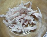 ささみと白菜のわさび漬け和え♫♬作り方3写真