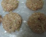 お豆腐とごぼうのすきやき風味ハンバーグ♪作り方5写真