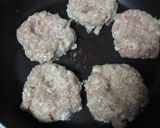 お豆腐とごぼうのすきやき風味ハンバーグ♪作り方6写真