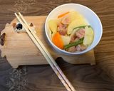焼き鳥缶のワンパン鳥じゃが蒸し作り方9写真