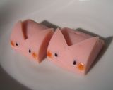 魚ニソでピンクうさぎ☆１☆キャラ弁作り方6写真