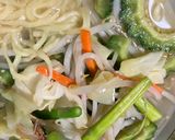 簡単ゴーヤラーメン（中華三昧塩味で）作り方11写真