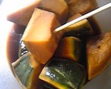 レンジで簡単！ほろ酔いかぼちゃ煮①作り方6写真