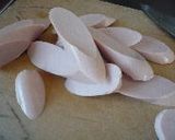 魚肉ソーセージのケチャップ炒め作り方1写真