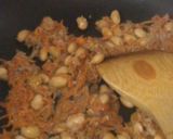 冷凍ご飯＋卵＋ツナ大豆＋葱＝即席和風炒飯作り方3写真