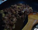 豚肉とれんこんのきんぴら丼作り方3写真